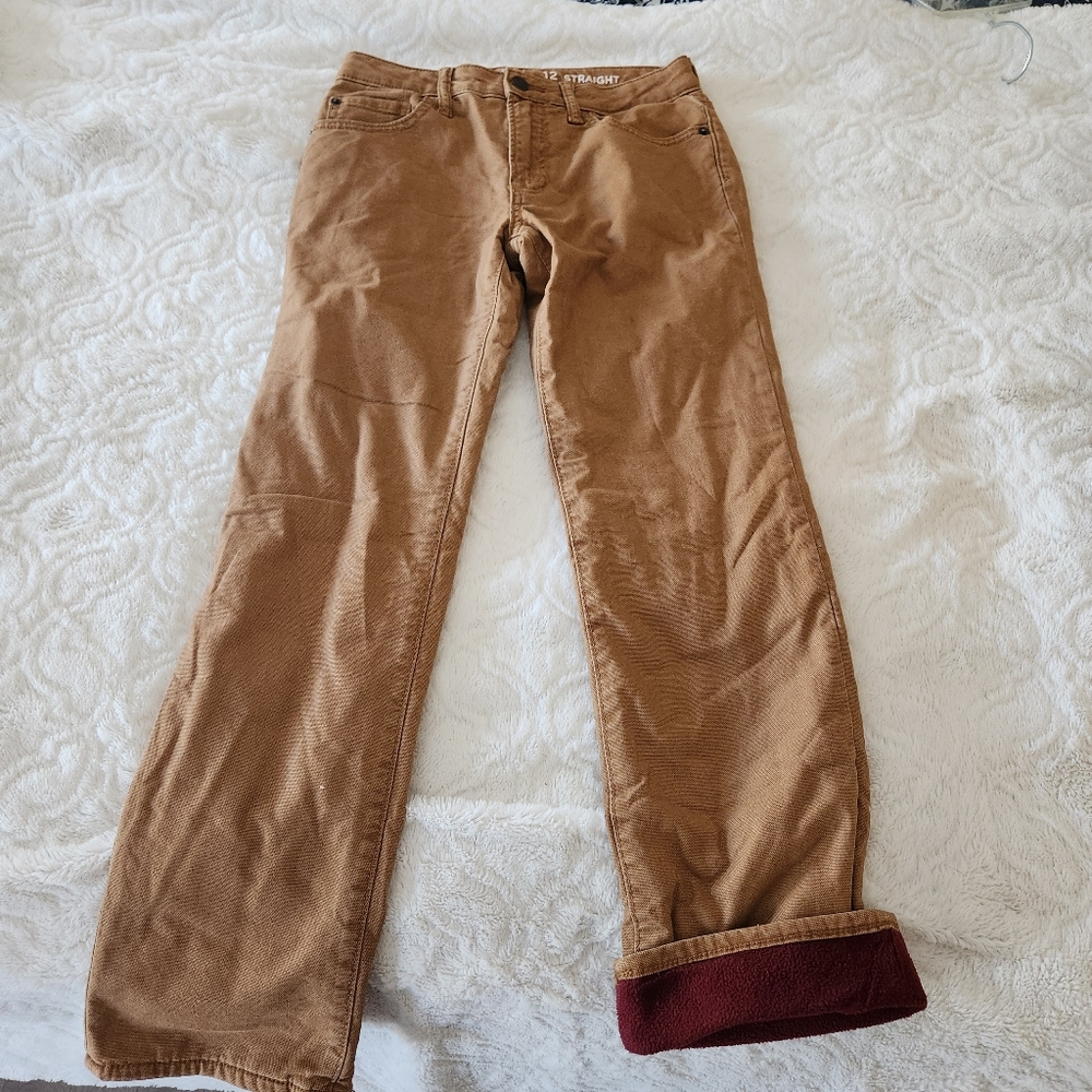 Boy Flannel lined pants